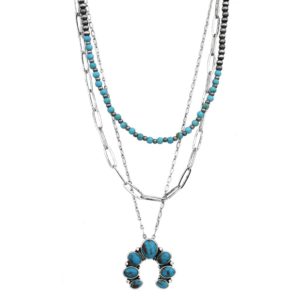 Squash Western Tiered Choker Necklace