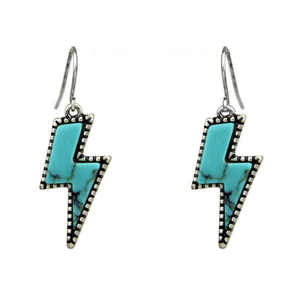 Thunder Turquoise Earrings