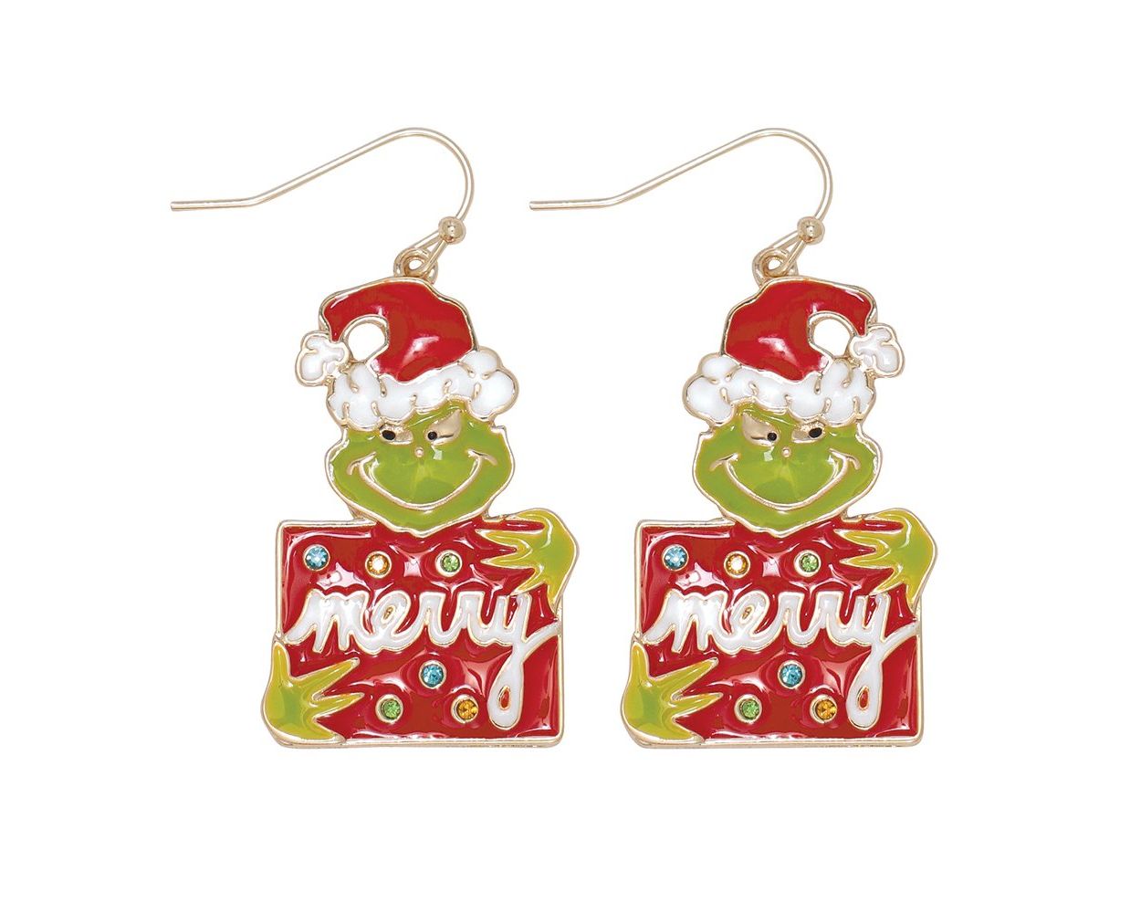 Merry From The Mean One Earrings