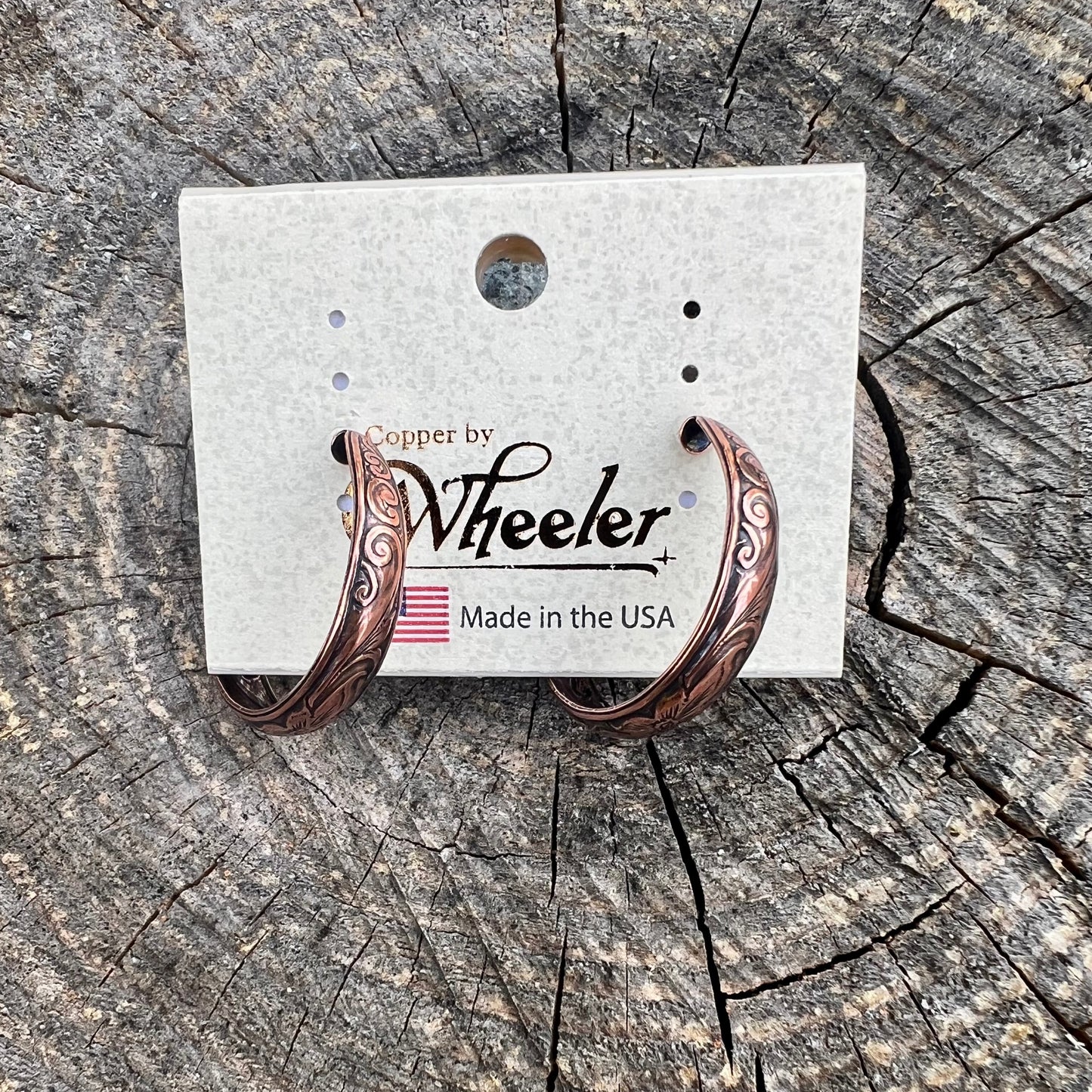 Floral Detailed Hoop