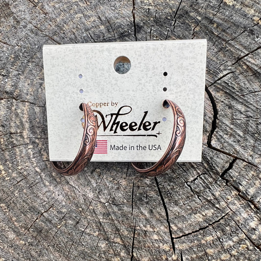 Floral Detailed Hoop