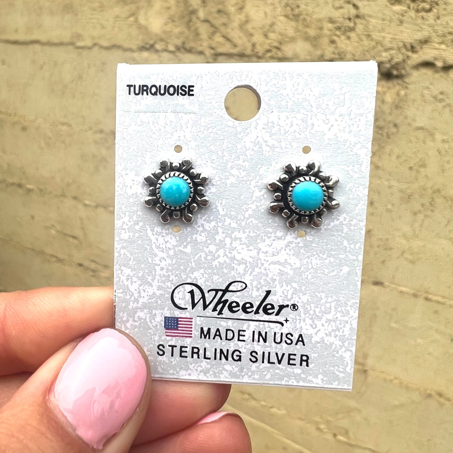 Sterling Silver Turquoise Studs