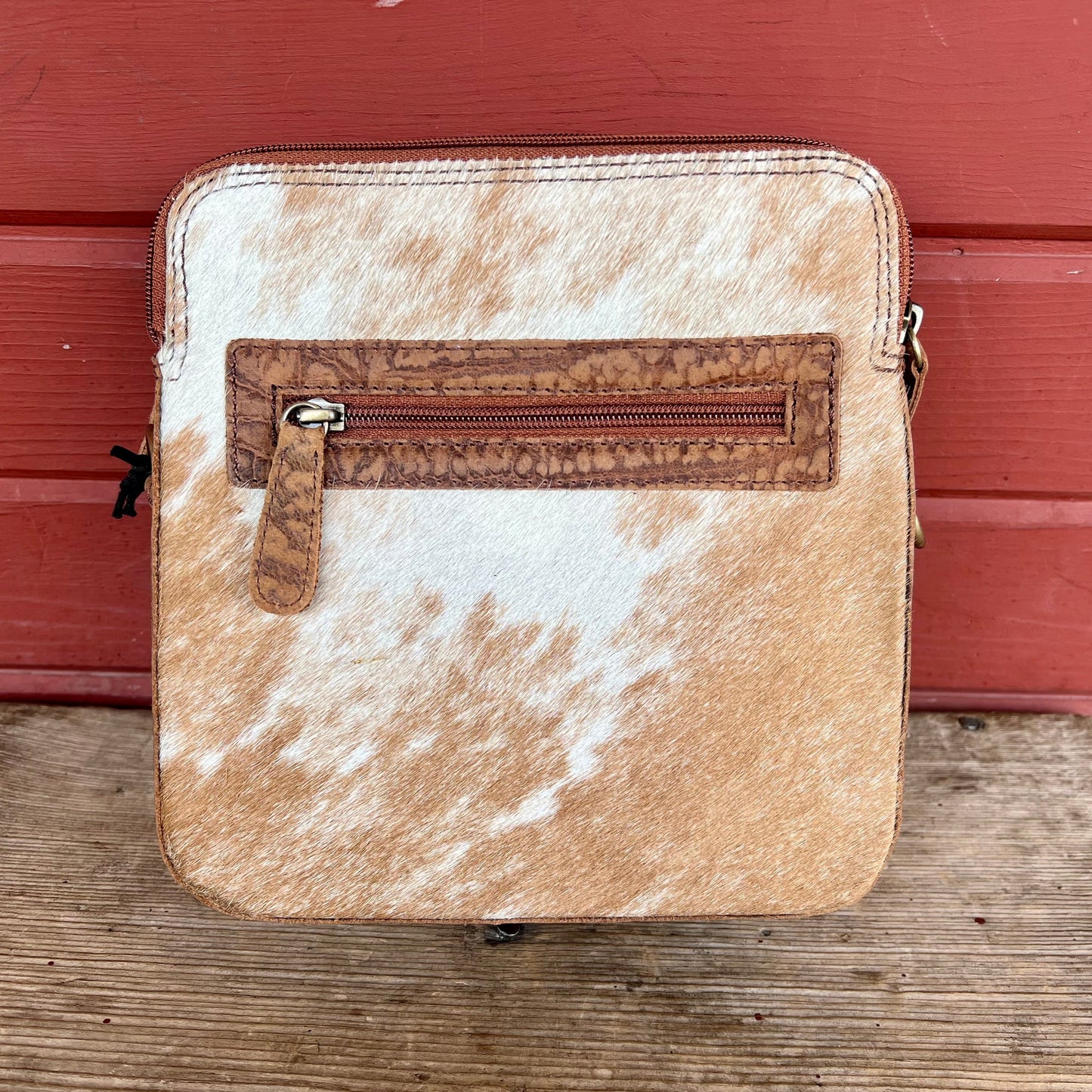 Leather and Cowhide Small Bag