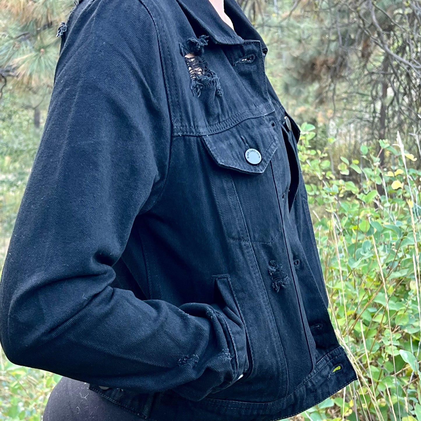 Distressed Denim Jacket