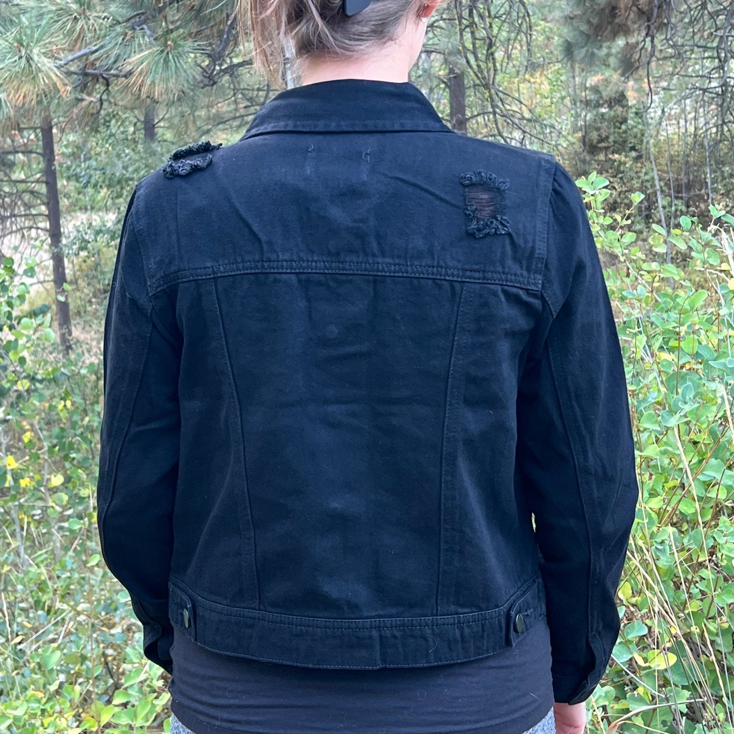 Distressed Denim Jacket