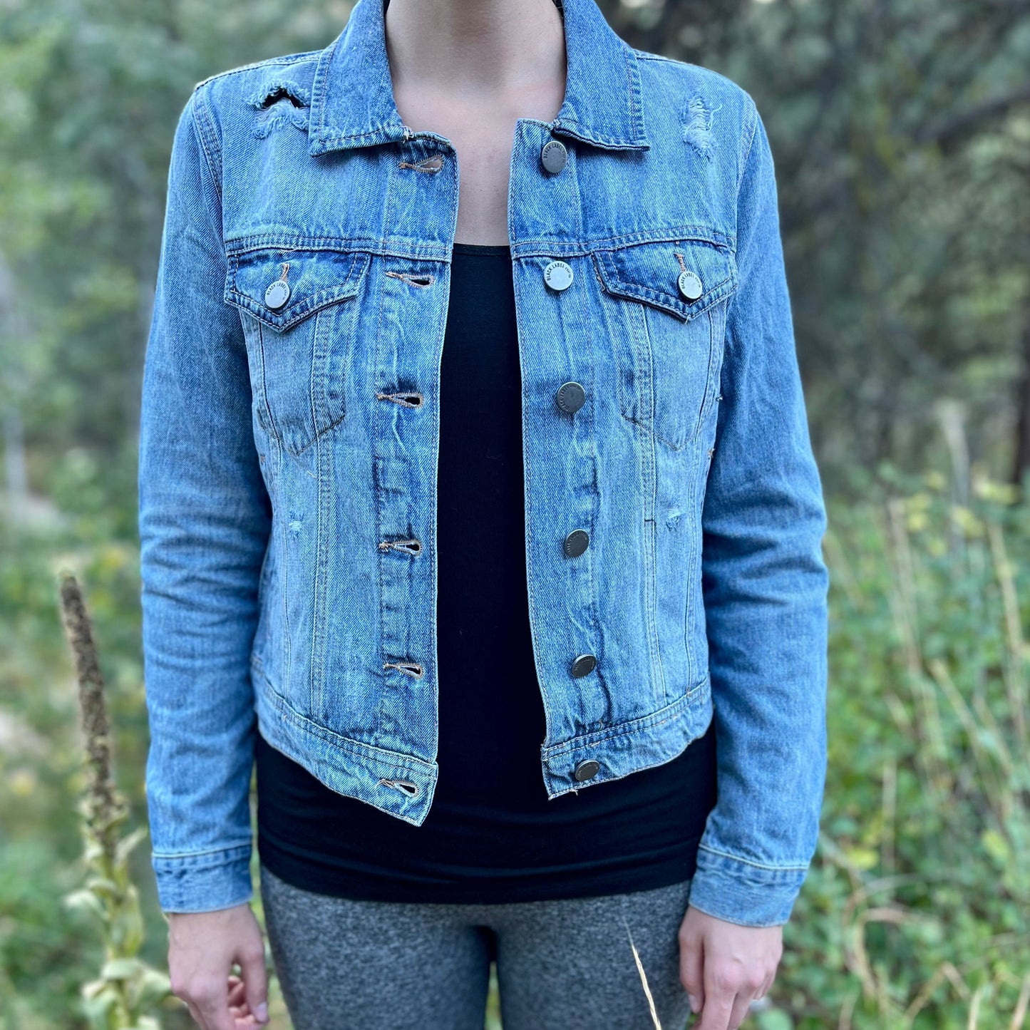 Distressed Denim Jacket