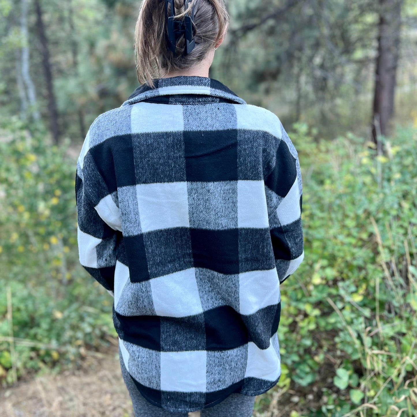 Black Plaid Shacket