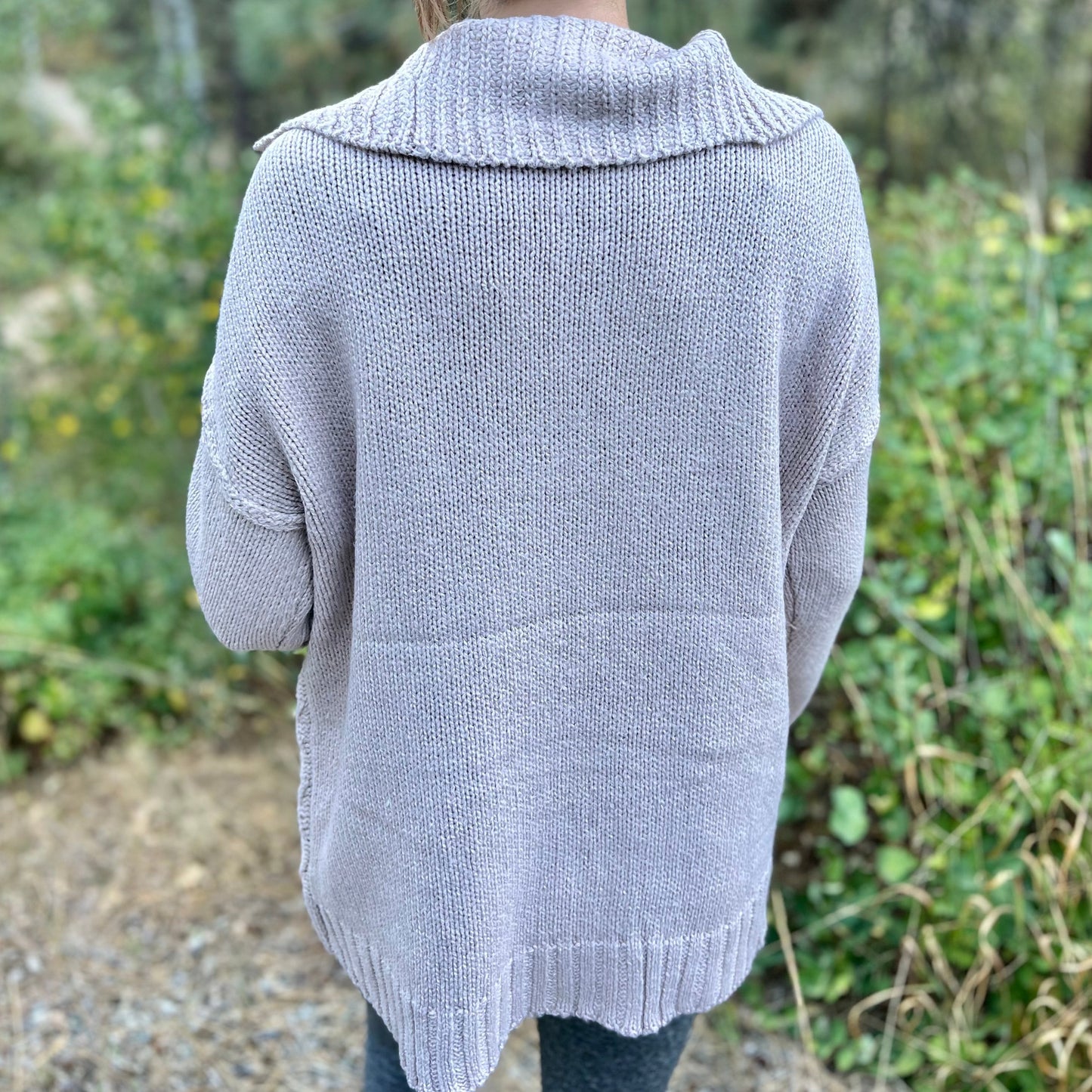 Cable Knit Tunic Sweater