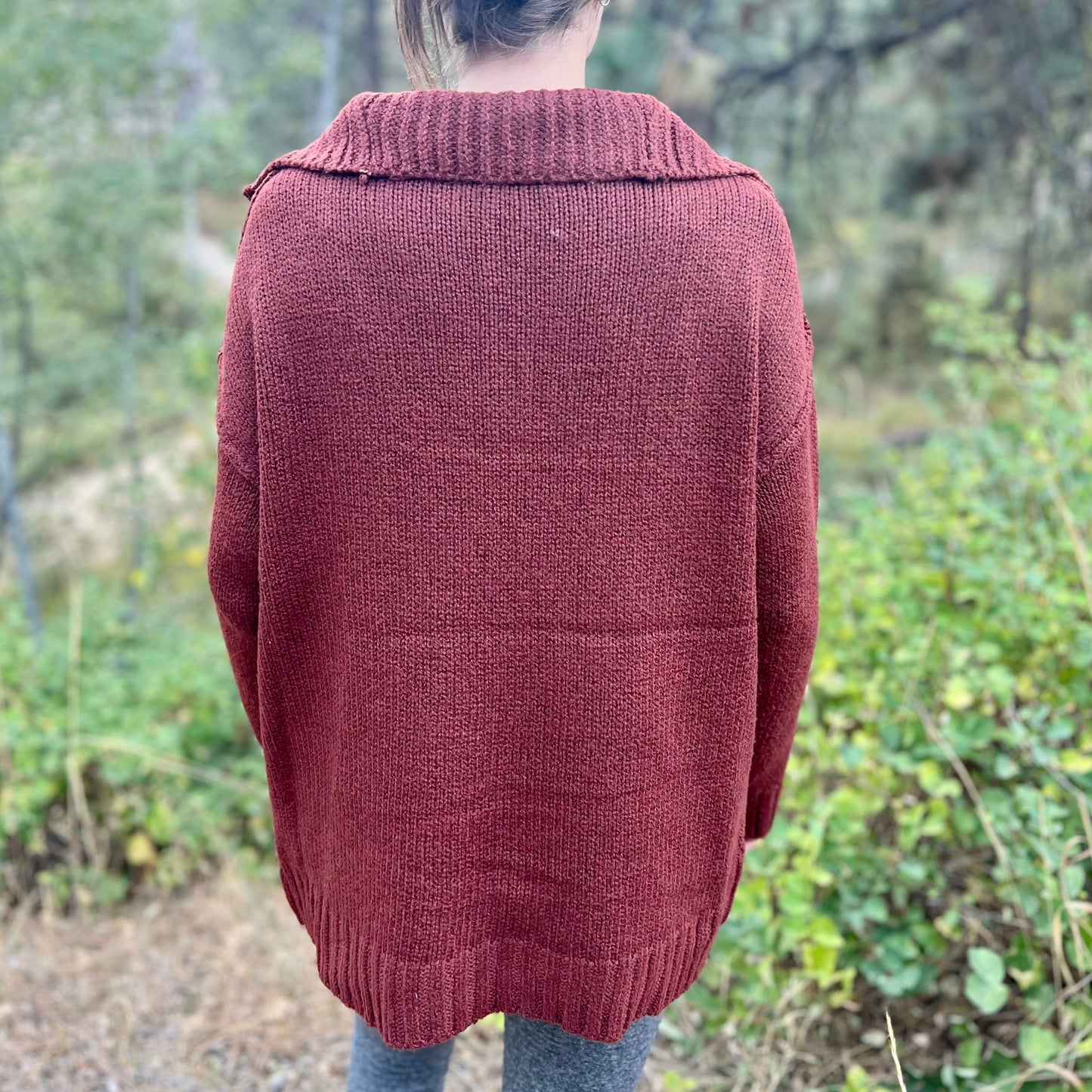 Cable Knit Tunic Sweater