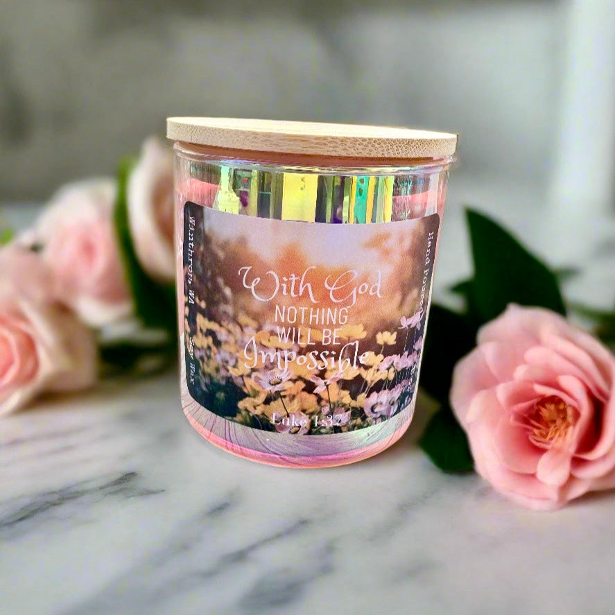 Bible Verse Inspirational Candles