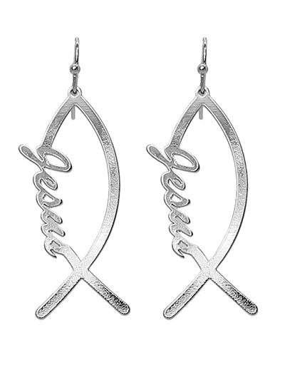 Jesus Fish Earrings