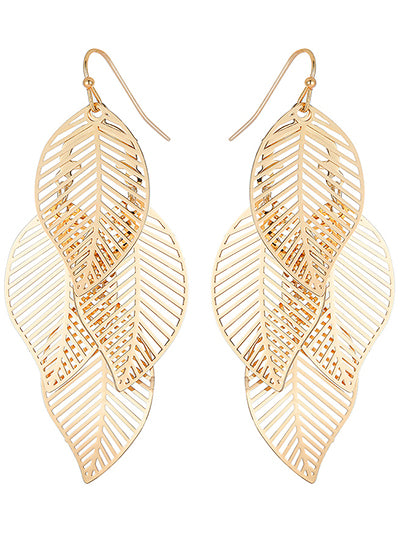 Gold Leaf Earrings