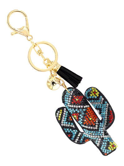 Navajo Cactus Keychain
