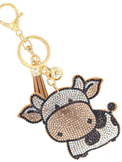 Cute Cow Keychain