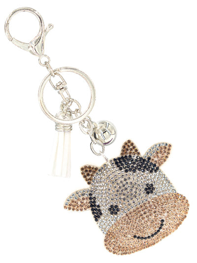 Happy Cow Keychain