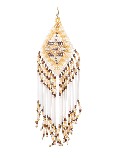 Seed Bead Long Earrings