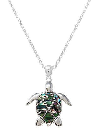 Abalone Turtle Necklace