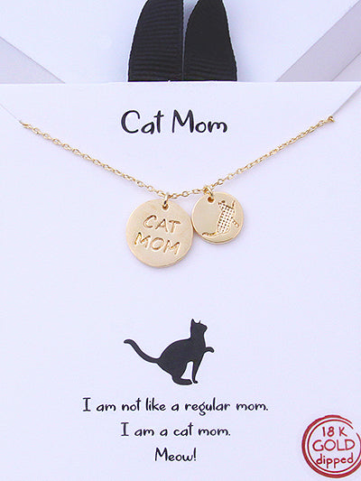 Cat Mom Necklace
