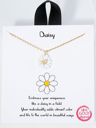 Dainty Daisy Necklace