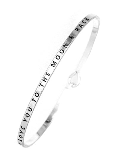 I Love You To The Moon & Back Bracelet
