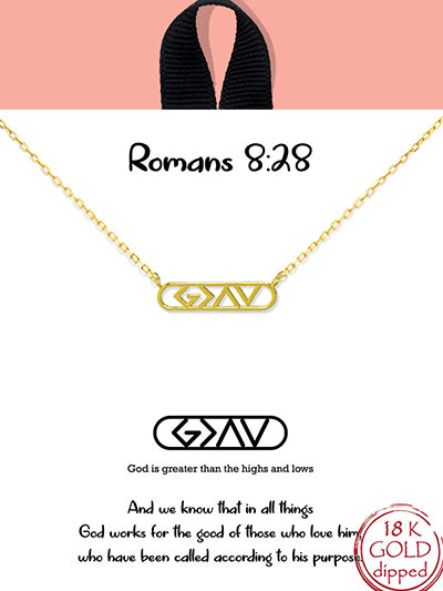 God Is Greater Necklace