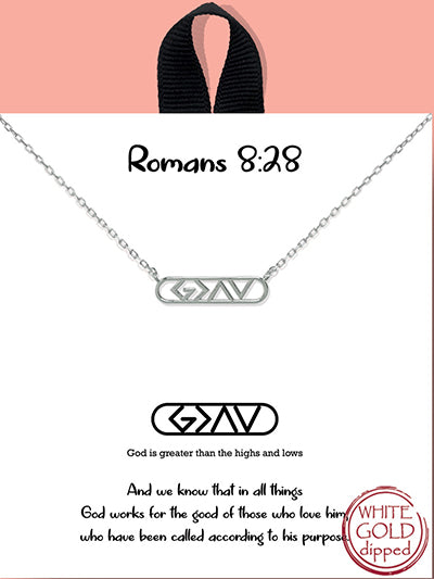 God Is Greater Necklace