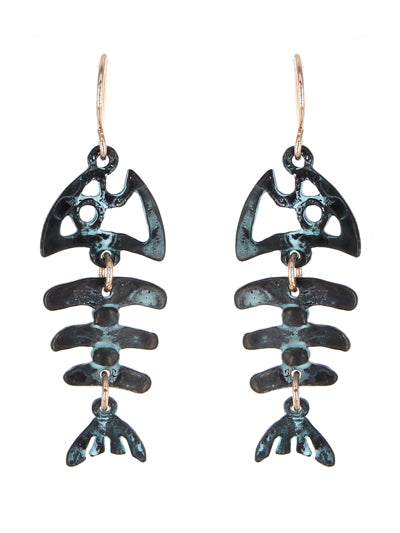 Fish Bone Earrings