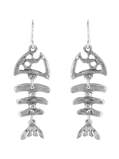 Fish Bone Earrings