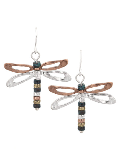 Dragonfly Bead Earrings