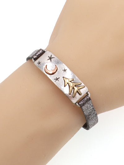 Moonlight Leather Bracelet