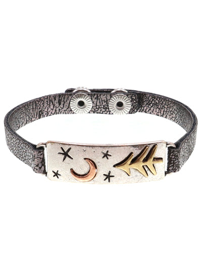 Moonlight Leather Bracelet