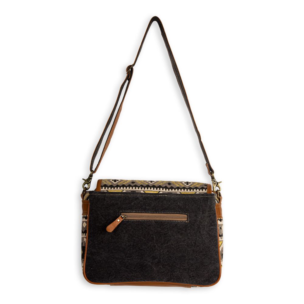 Messenger Bag with Cowhide