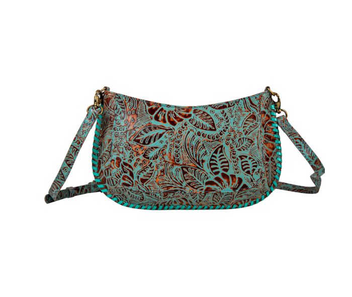 Floral Leather Bag