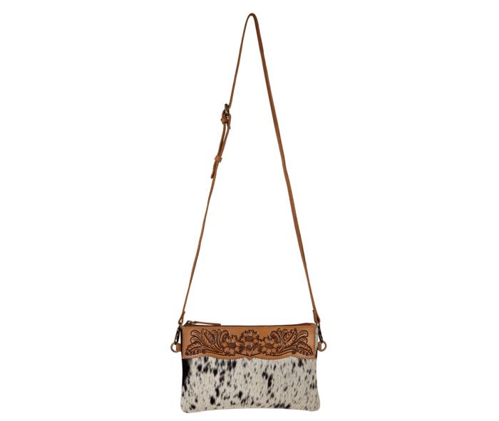 Small Handtooled Crossbody