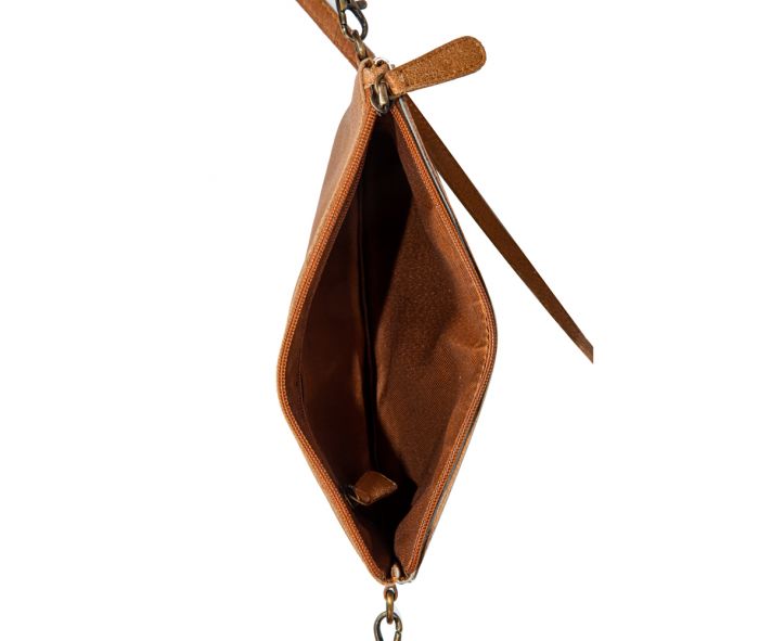 Small Handtooled Crossbody