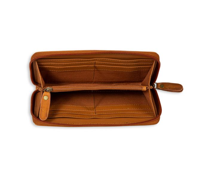 Leather Hair On Wallet