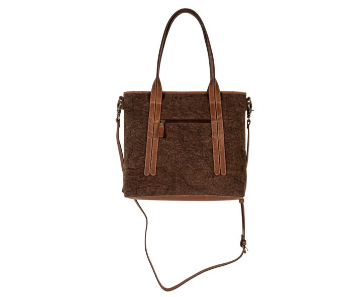 Leather and Cowhide Handbag