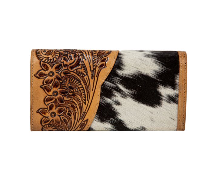 Hand Tooled Floral Wallet