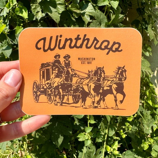 Stagecoach Winthrop Sticker