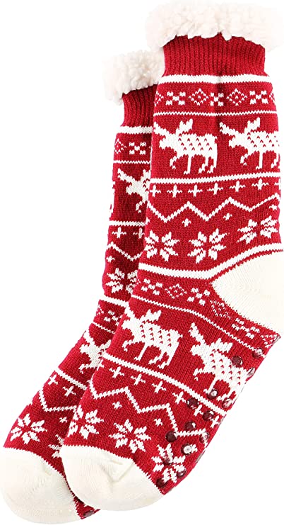 Nordic Moose Plush Sock