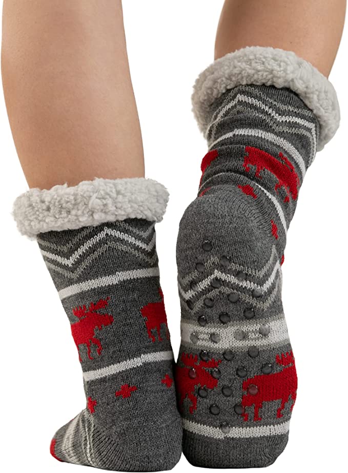 Cabin Moose Plush Sock