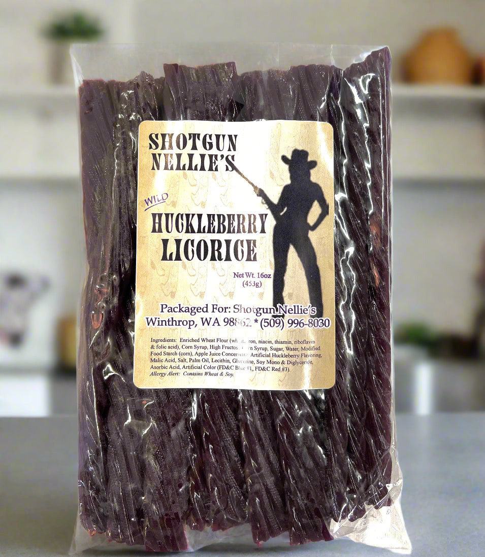 Huckleberry Licorice 16 0z