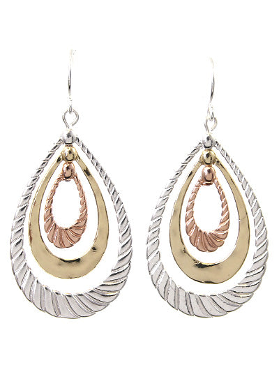 Layered Patina Earrings