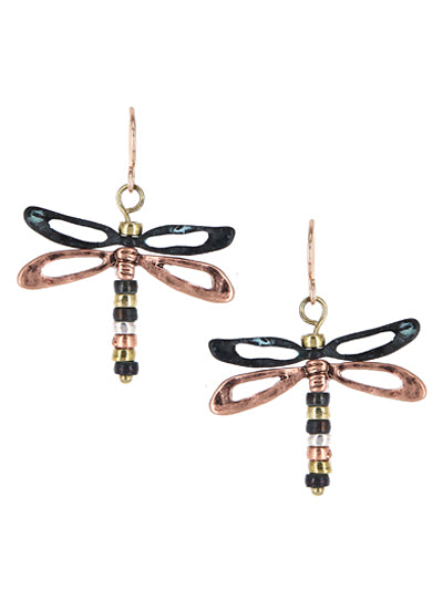 Dragonfly Bead Earrings