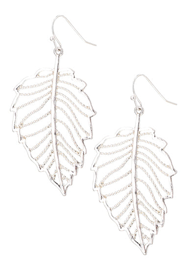 Leaf Cut Out Earrings
