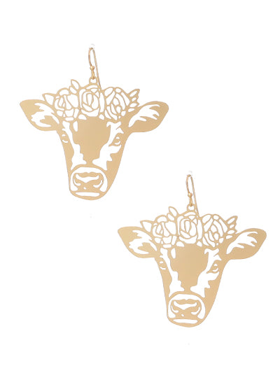 Cow Earrings