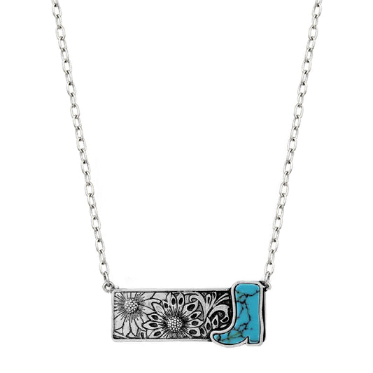 Boot Turquoise Necklace