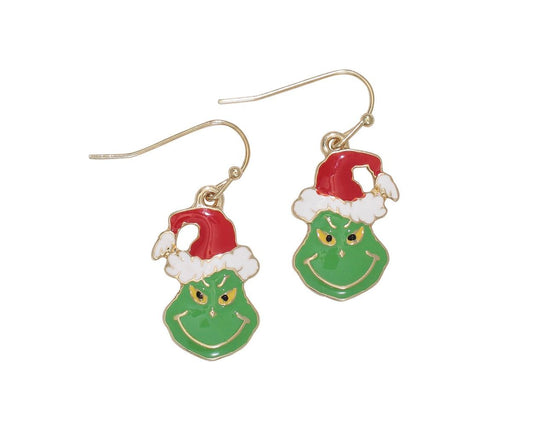 Mr. Grinch Earrings