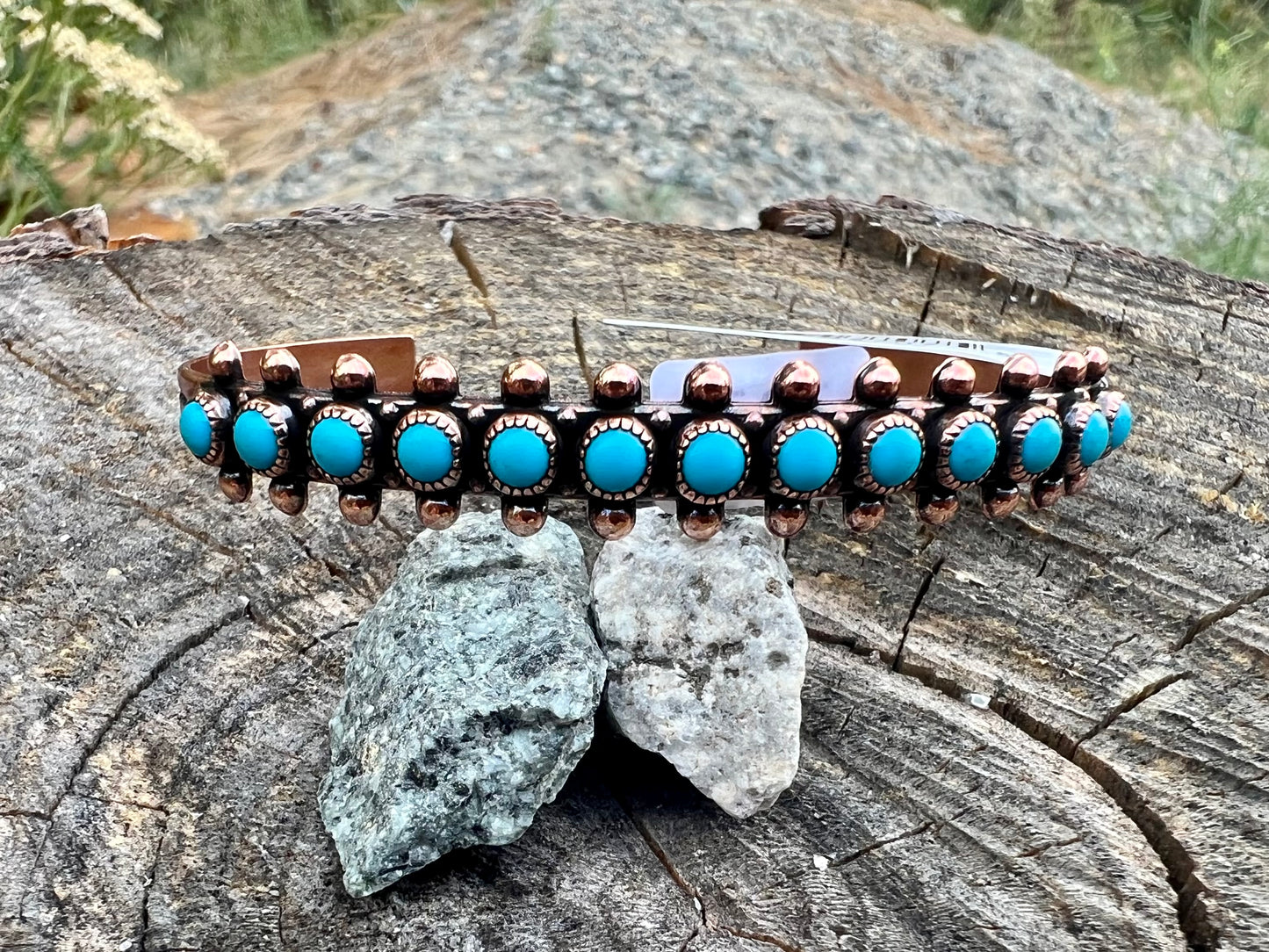 Copper Turquoise Bracelet