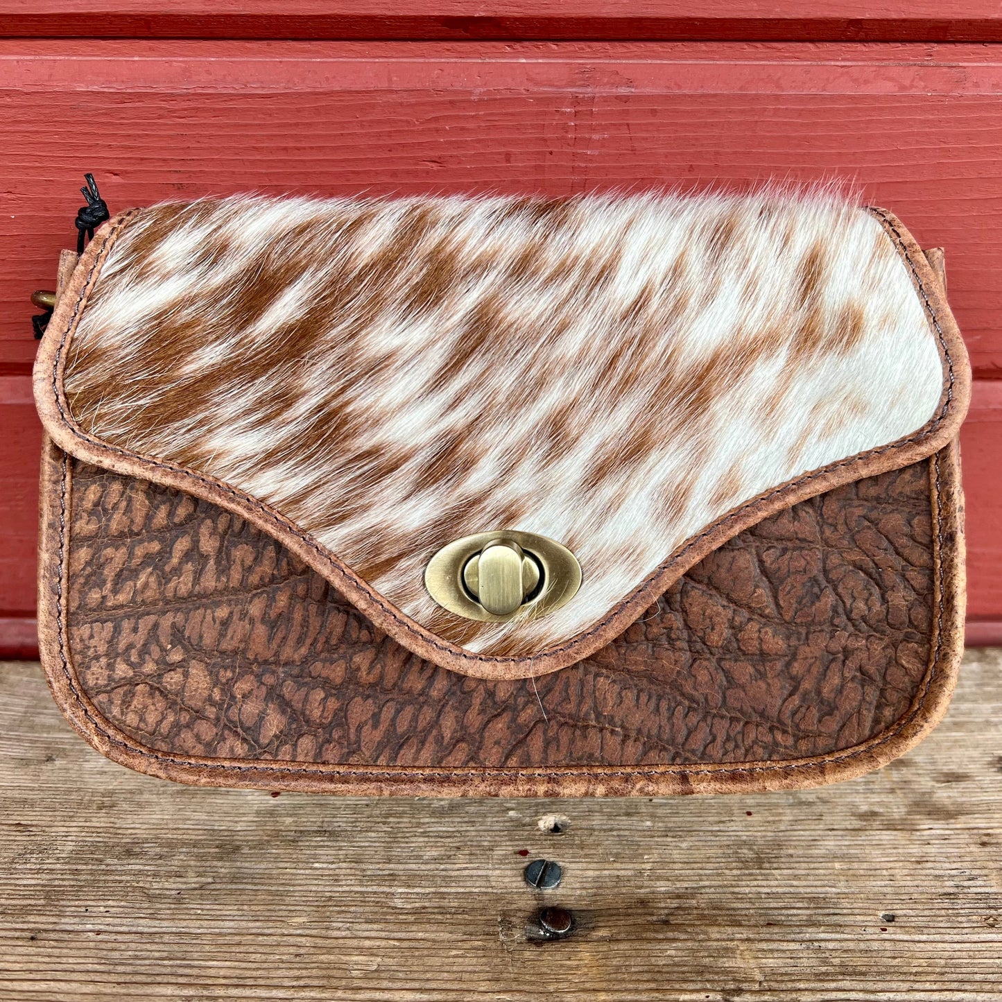 Leather and Cowhide Bag